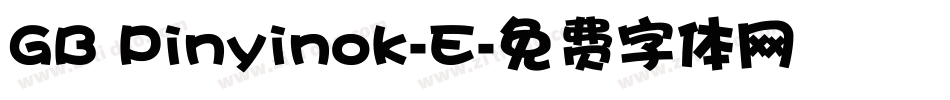 GB Pinyinok-E字体转换